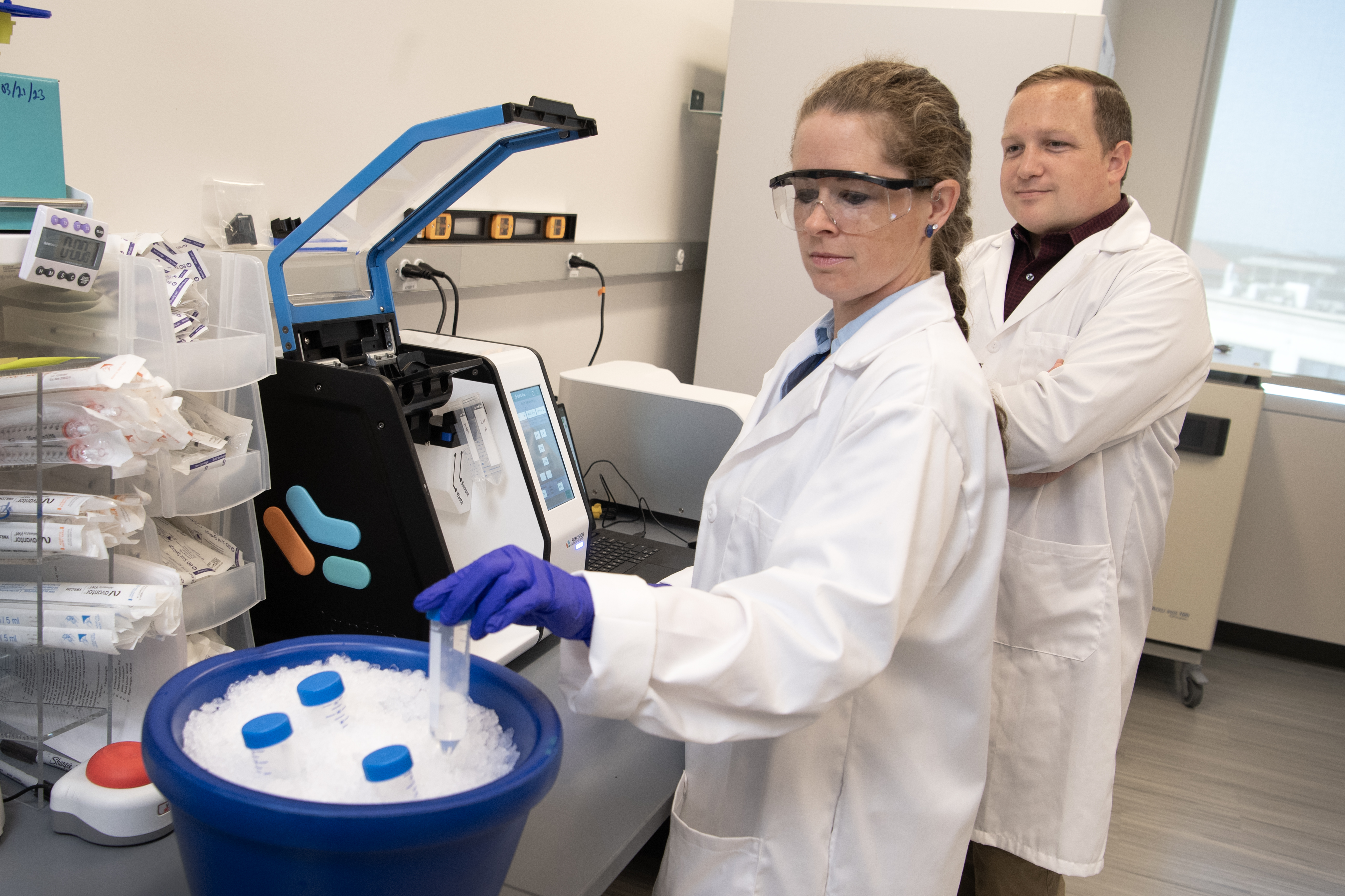 doctors working in a lab