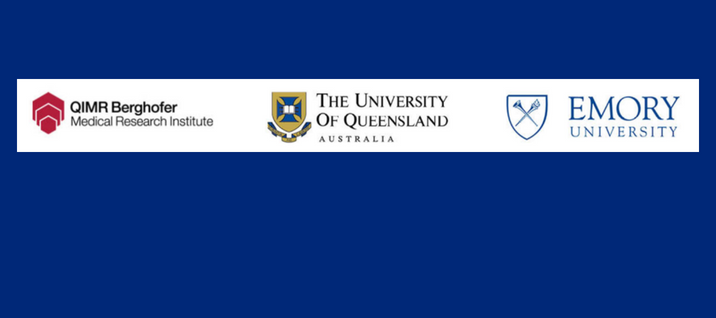 Queensland, QIMR & Emory logos